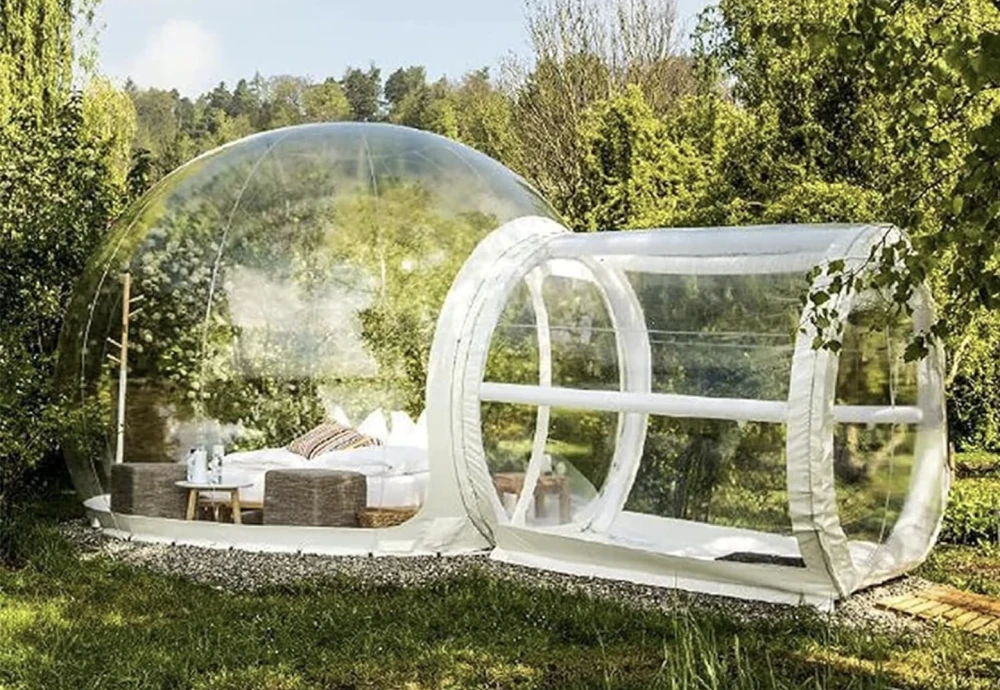 buying an inflatable bubble tent